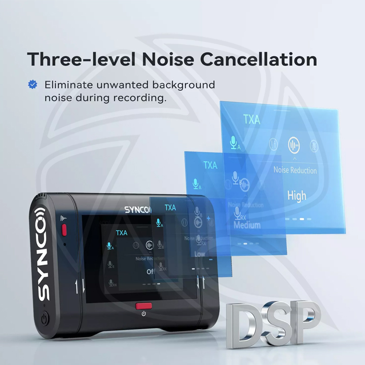 SYNCO G3 PRO Wireless Recording Microphone 2persons (neck mic wireless)