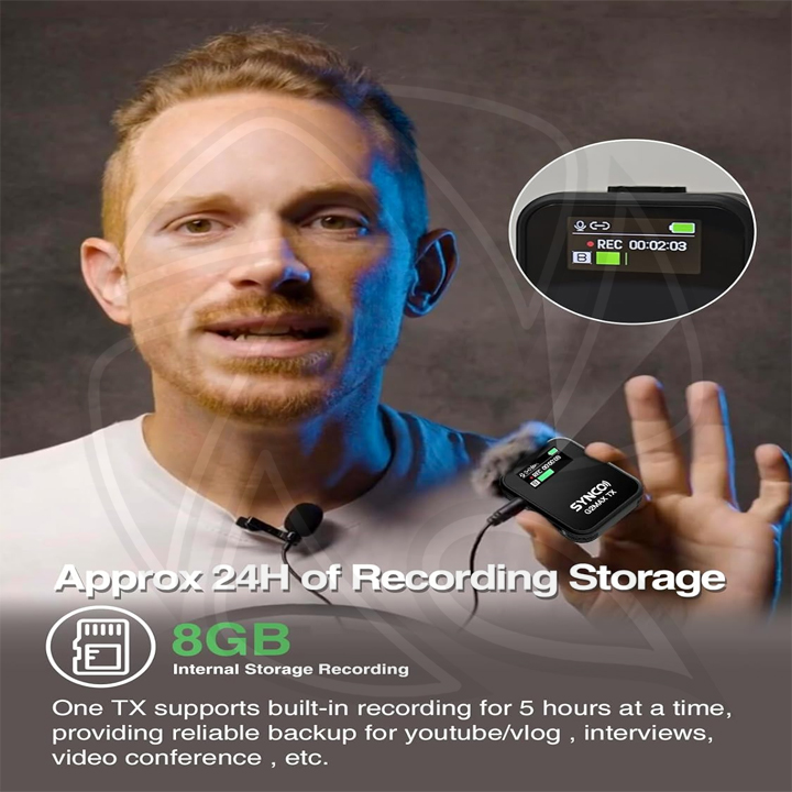 SYNCO WAir-G2(A2)Max Quality Dual Wireless Microphone Dual Transmitter