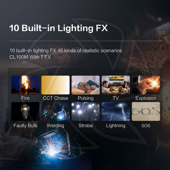 COLBOR  CL100X Bi-Color LED Video Monolight