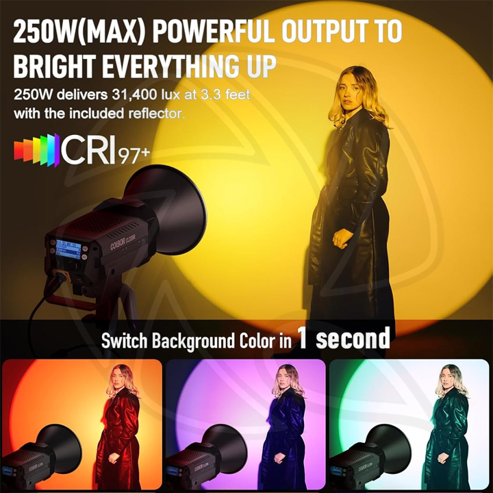 COLBOR  CL220R 220W RGB COB LED Video Light