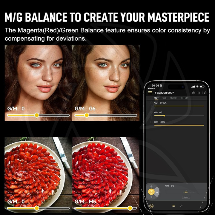 COLBOR  CL220R 220W RGB COB LED Video Light