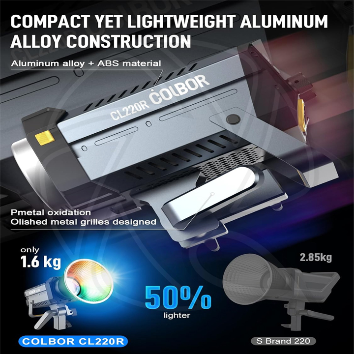 COLBOR  CL220R 220W RGB COB LED Video Light