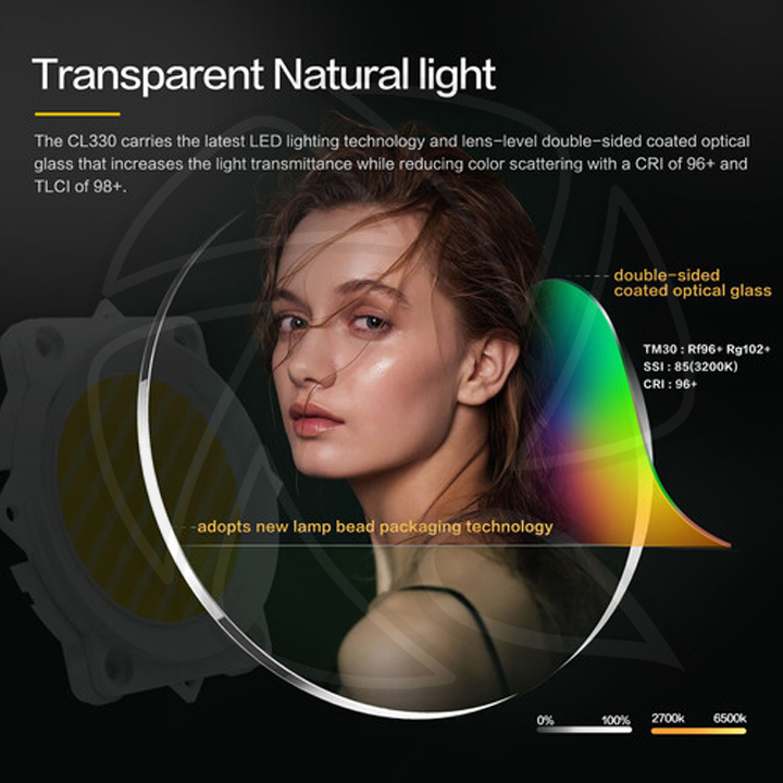 COLBOR  CL330 330W Bi-Color COB LED Video Light