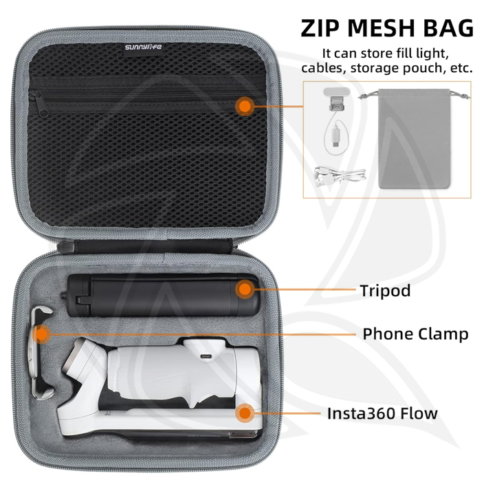 SUNNY LIFE IST-B569 Carrying Case for Insta360 Flow Pro &amp; Flow