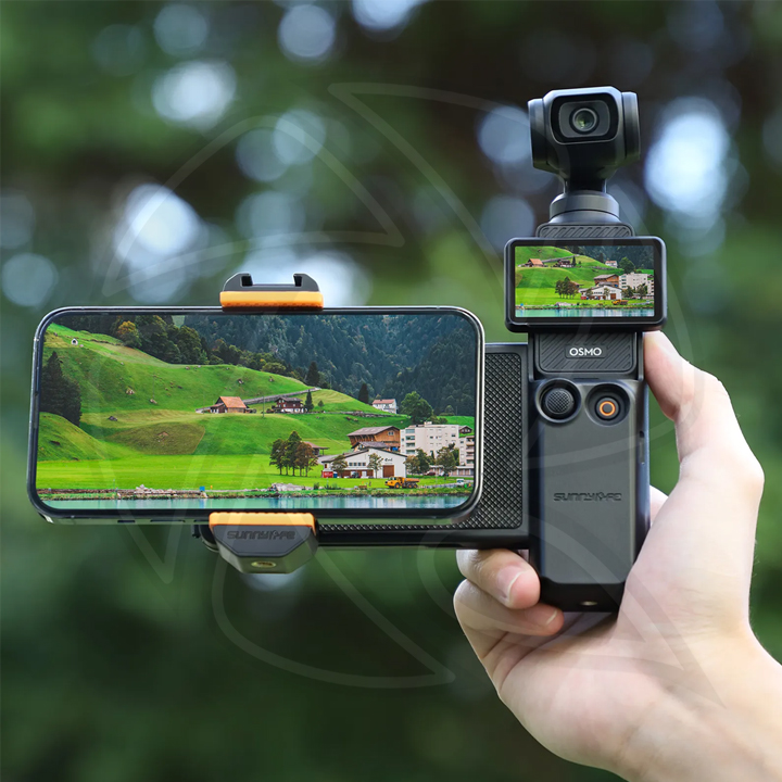 SUNNY LIFE OP3-AD744 Phone Holder with Storage Case for Pocket3