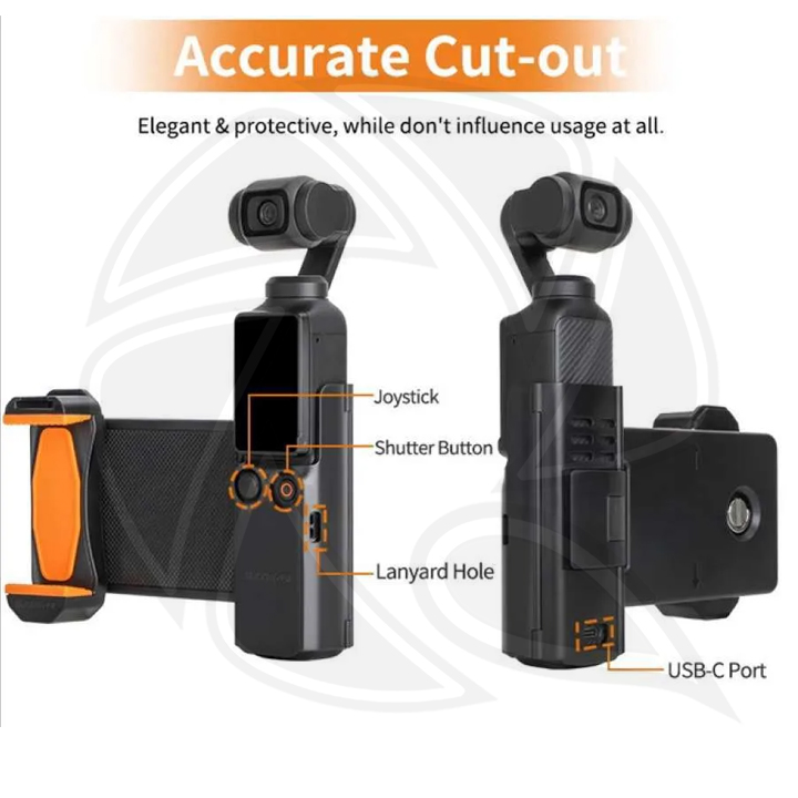 SUNNY LIFE OP3-AD744 Phone Holder with Storage Case for Pocket3