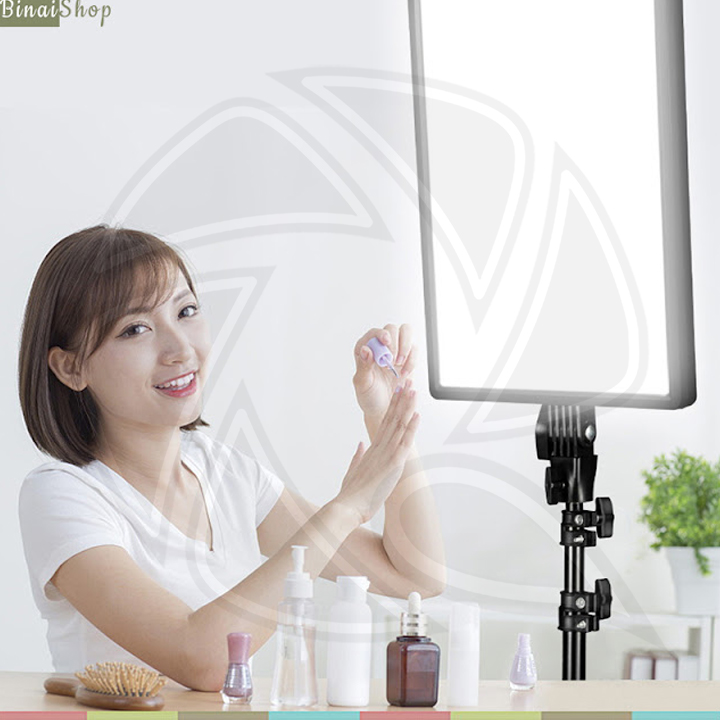 BD-P19 Bi Color Professional Shoot Live Video Led Fill Light (100w) with Remote control &amp; Light Stand