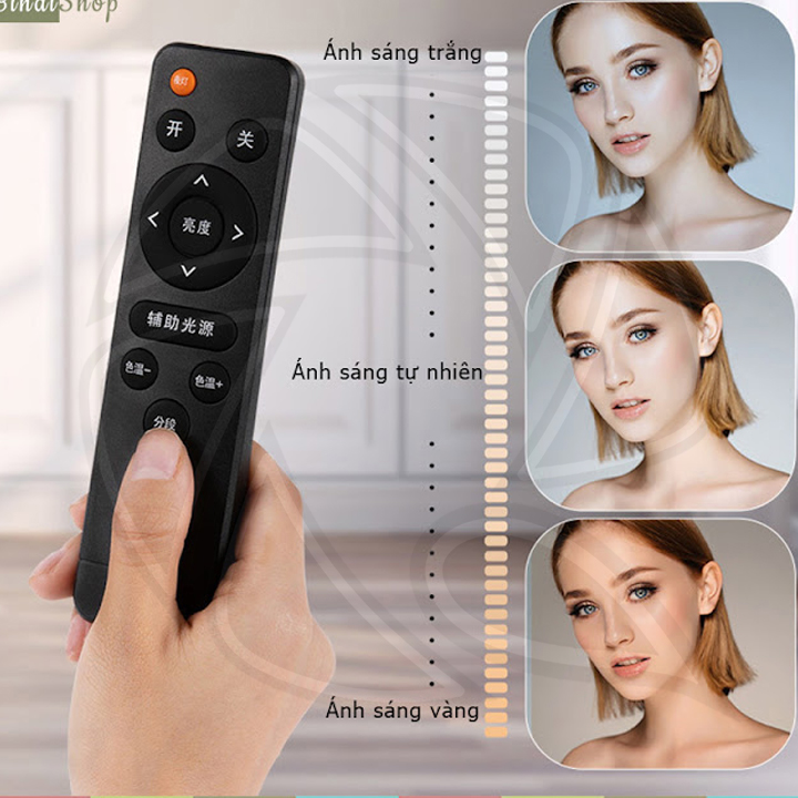 BD-P19 Bi Color Professional Shoot Live Video Led Fill Light (100w) with Remote control &amp; Light Stand