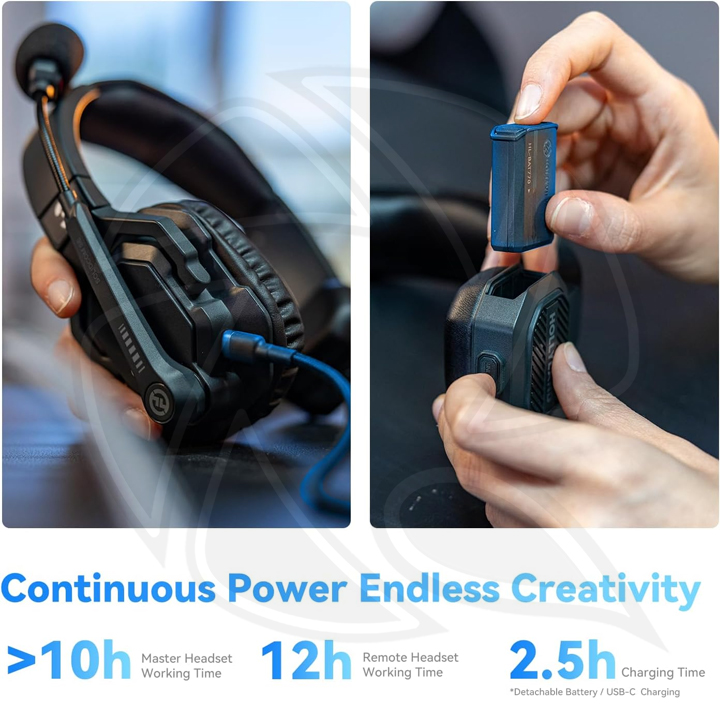 Hollyland Solidcom SE-6S 6-Person Wireless Headset Intercom System