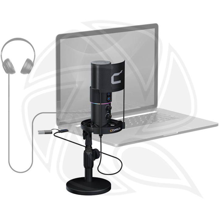 COMICA STA-U2D RGB USB Condenser Microphone Kit