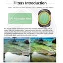 SUNNY LIFE OP3-FI859-6X MCUV,CPL,ND8,ND16,ND32,ND64 Lens Filter Combo Kit for Pocket 3