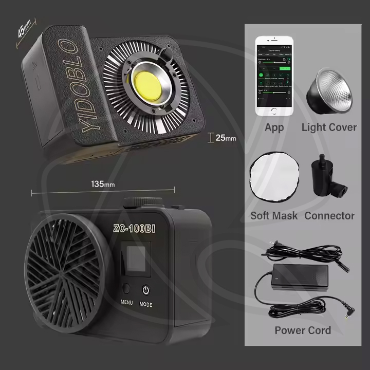 Yidoblo  ZC-100BI  COB POCKET FILL LIGHT 100W