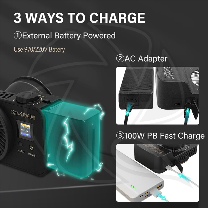 Yidoblo  ZC-100BI  COB POCKET FILL LIGHT 100W