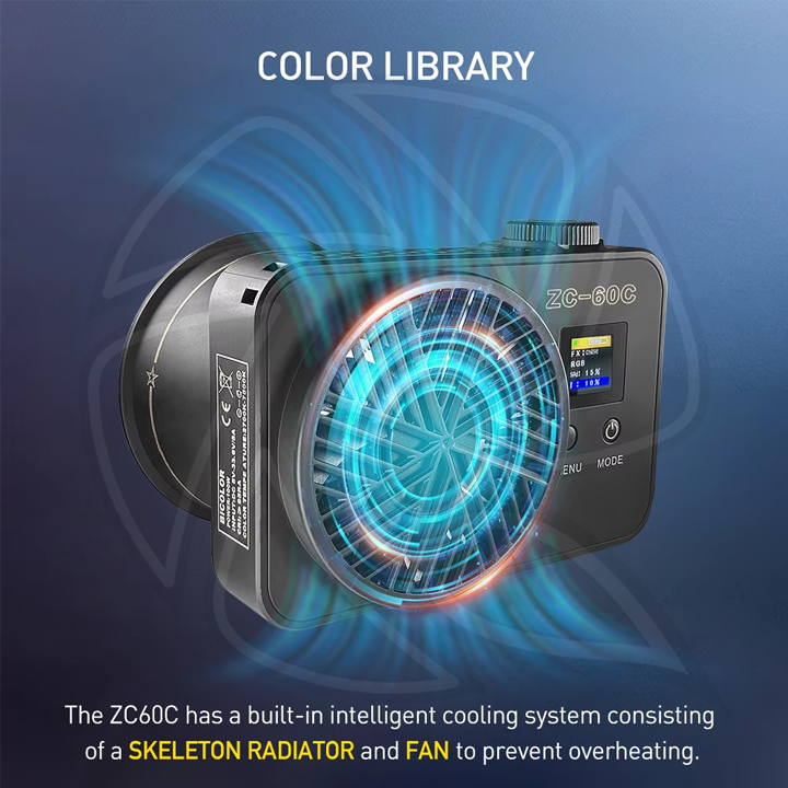 Yidoblo  ZC-60C RGBW COB POCKET FILL LIGHT 60W