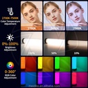 Yidoblo LT-RGB24 professional video fill wireless led tube RGBW  light video 60Cm