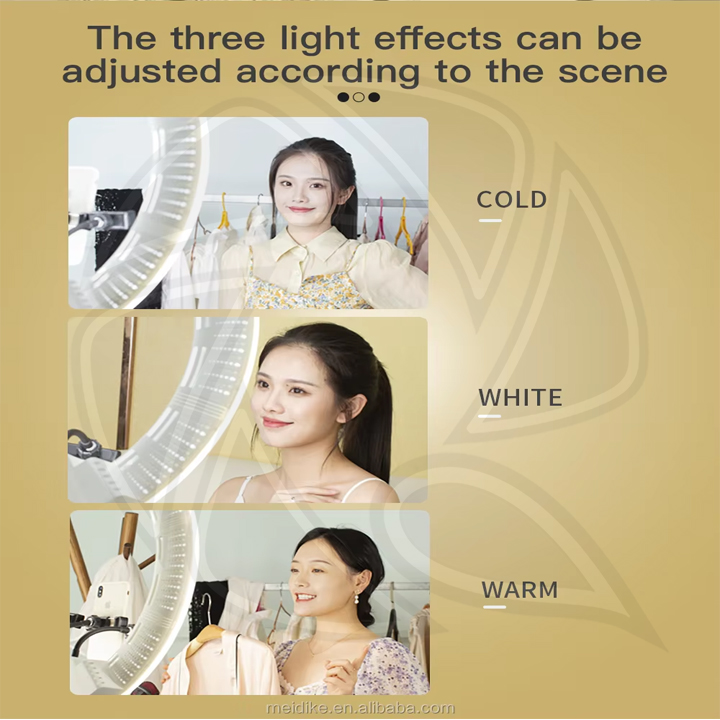 Yidoblo FS-640II 22 inches (56cm) 100W Whit LED Ring lamp Light Kit