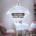 Yidoblo FG-620L LED Floor Light, Half Moon Lamp for Extension Lighting for Beauty, Filming Content Creation with Phone Holder