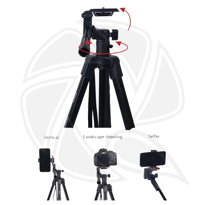 JMARY KP-2209  Lightweight Aluminum Holder Horizontal Monopod&amp; Tripod Stand Phone Camera Tripod