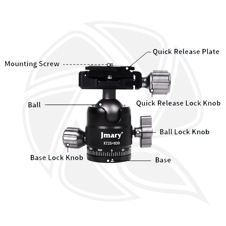 JMARY KT25-H30 Extendable Tripod for Camera and Smartphone