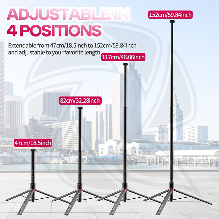 ULANZI AT01 Metal Multi-functional Tripod Stand T052