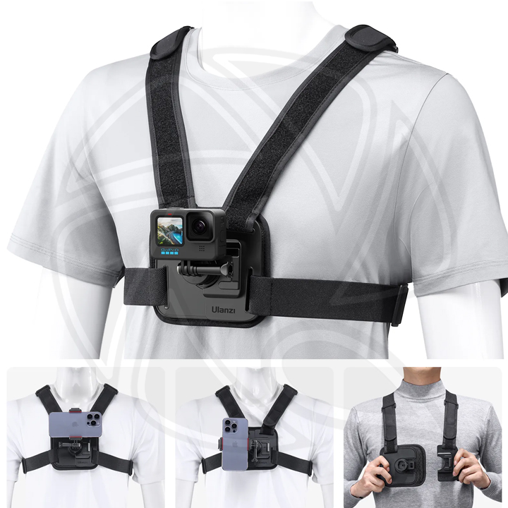 ULANZI CM028 Go-Quick II Magnetic Action Camera Body Mount Harness C021GBB1