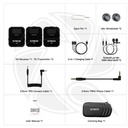 SYNCO WAir-G2A2 Quality Dual Wireless Microphone Dual Transmitter