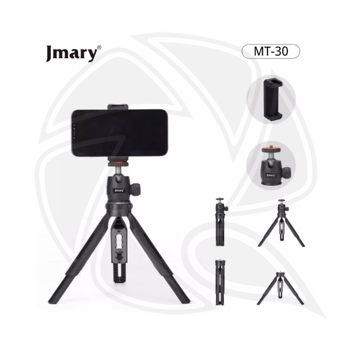 JMARY MT30  Mini Selfie Stick Portable Vlog Travel Extendable Tripod Stand for phone