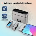 JMARY MW-15 Dual Lavalier Microphone for iPhone, Tablet, Laptop, Smartphone