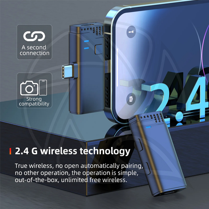 JMARY MW-16 2.4G Wireless Microphone for Mobile and Camera