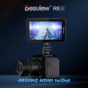 DESVIEW R6II 5.5 inch (14cm) Camera Field Monitor 4K 60HZ 2800nits Ultra High Brightness
