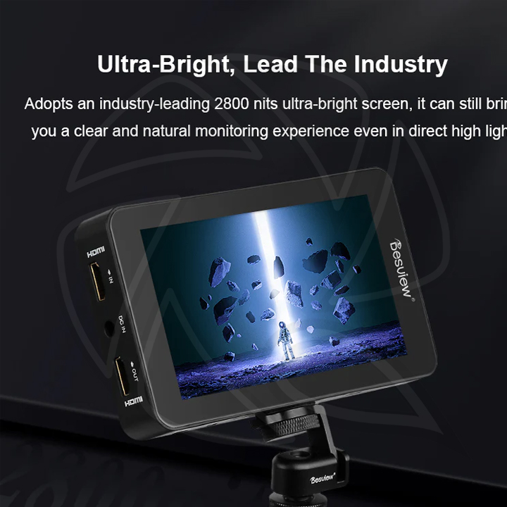 DESVIEW  R6II LITE 5.5 inch (14cm) Camera Field Monitor 4K 60HZ 2800nits Ultra High Brightness