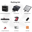 DESVIEW T12S Teleprompter with Remote Control for iPad/Tablet/Smartphone