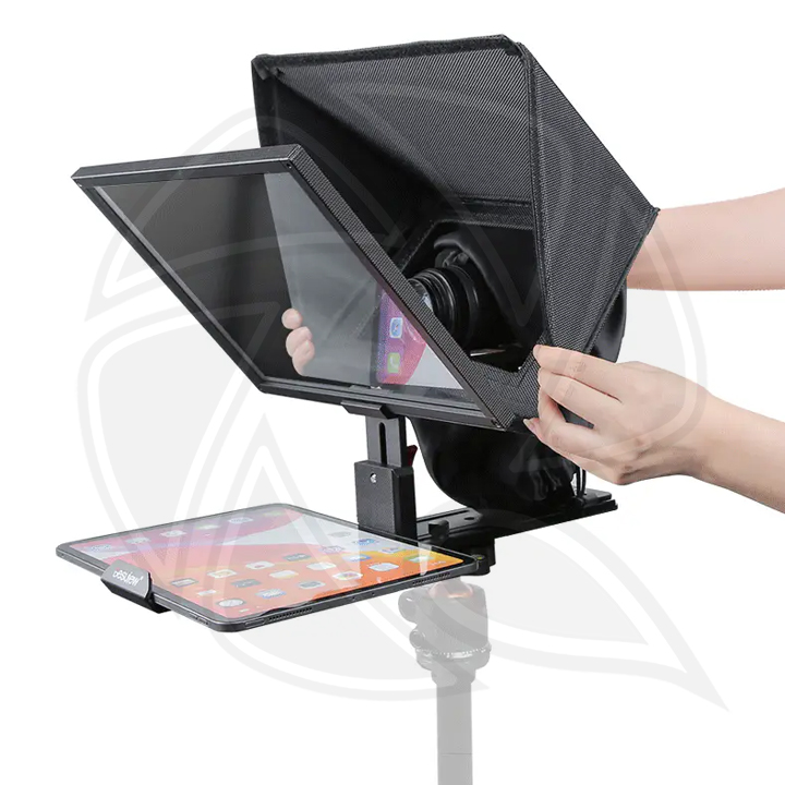 DESVIEW T12S Teleprompter with Remote Control for iPad/Tablet/Smartphone