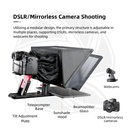 DESVIEW T12S Teleprompter with Remote Control for iPad/Tablet/Smartphone