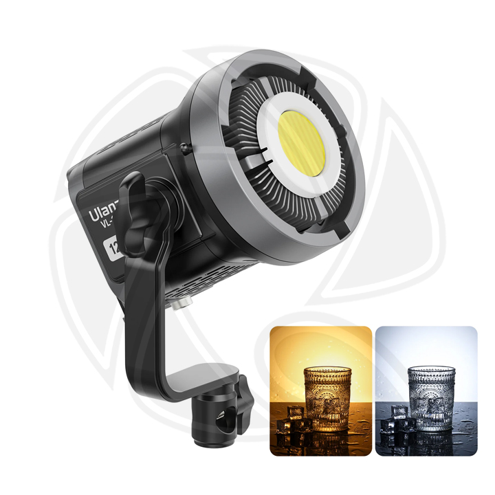 QPS-VL120BI 120W Bi-color V-Mount Video Light with General SoftBox RedLine 90cm &amp;Light Stand