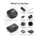 DJI MIC MINI Wireless Microphone 2PERSONES Internal Recording  for Type c, Camera (Neck mic. Wireless)