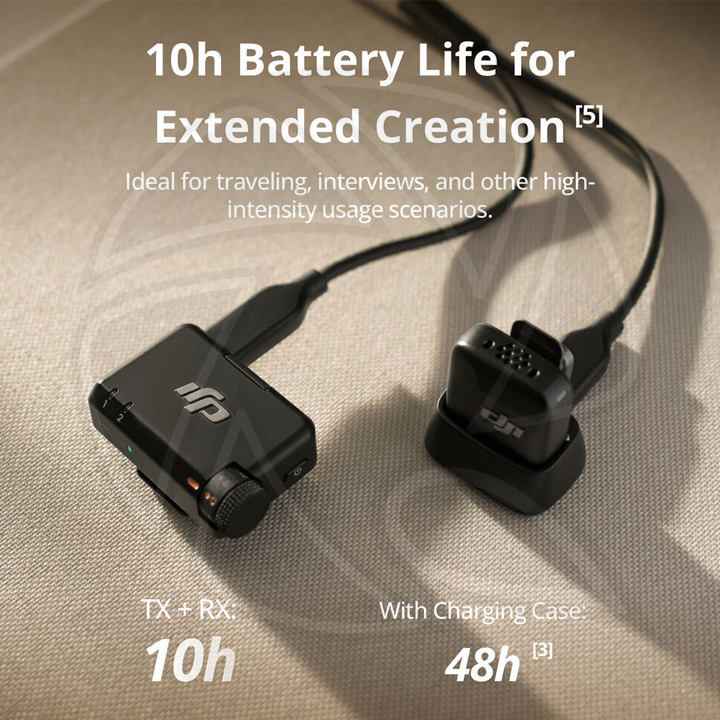 DJI MIC MINI Wireless Microphone 2PERSONES Internal Recording  for Type c, Camera (Neck mic. Wireless)