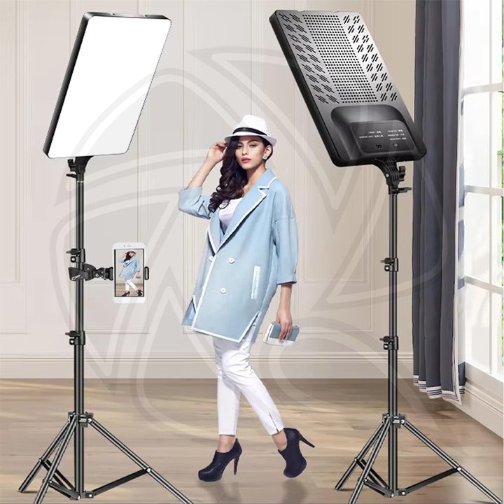 Led Light RL-19 Bi Color (70w) with Remote Control &amp; Light Stand