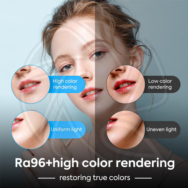 Led Light RL-24 Bi Color (88w) with Remote Control &amp; Light Stand