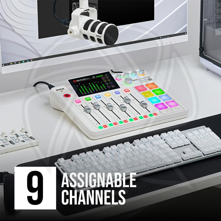 RODE CASTER PRO II WHITE TYPE G UK (RCPIIW)