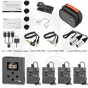 COMICA Boom X-U QUA 4-group Multi-Function Mini UHF Wireless Microphone for Camera&amp; Smartphone