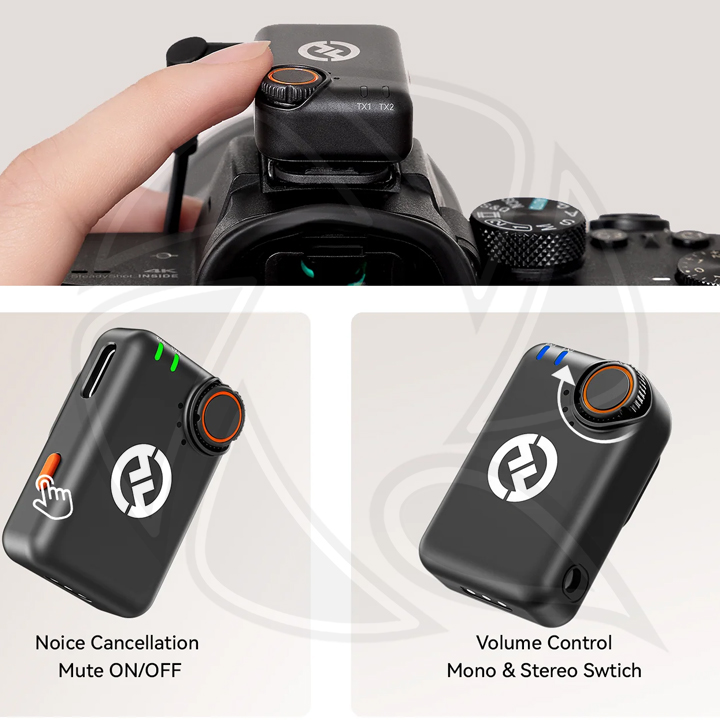 HOLLYLAND LARK M2S Combo Version Charging Case (Space Gray) 2person