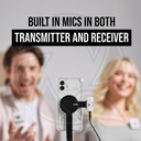 RODE Wireless ME Dual Compact Wireless Microphone System (White) (WIMEDUALW)