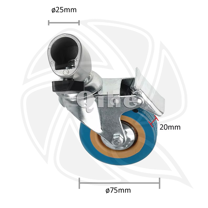 QIHE C22 Tripod Wheel (set 3pcs)