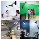 QIHE J1300 1.3m Wall Mounted Light Stand ,Overhead Lighting Stand,Ceiling Lighting Holder