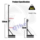QIHE J1300 1.3m Wall Mounted Light Stand ,Overhead Lighting Stand,Ceiling Lighting Holder
