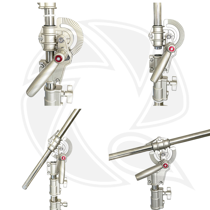 QIHE L6-2700 2.7m Heavy Duty Stainless Steel C Stand