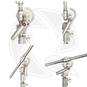 QIHE L6-2700 2.7m Heavy Duty Stainless Steel C Stand