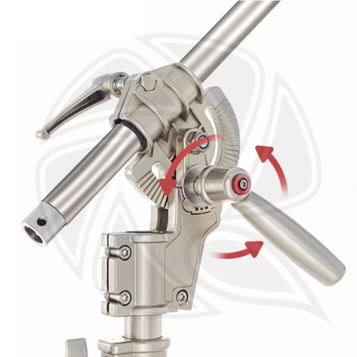 QIHE L6-2700 2.7m Heavy Duty Stainless Steel C Stand