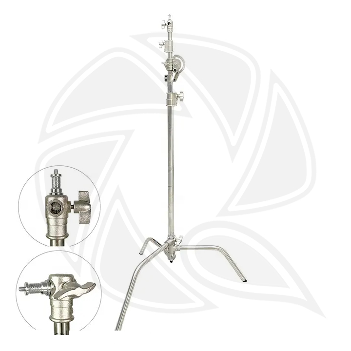 QIHE Q10 Stainless Steel C-Stand 198cm Arm 202cm